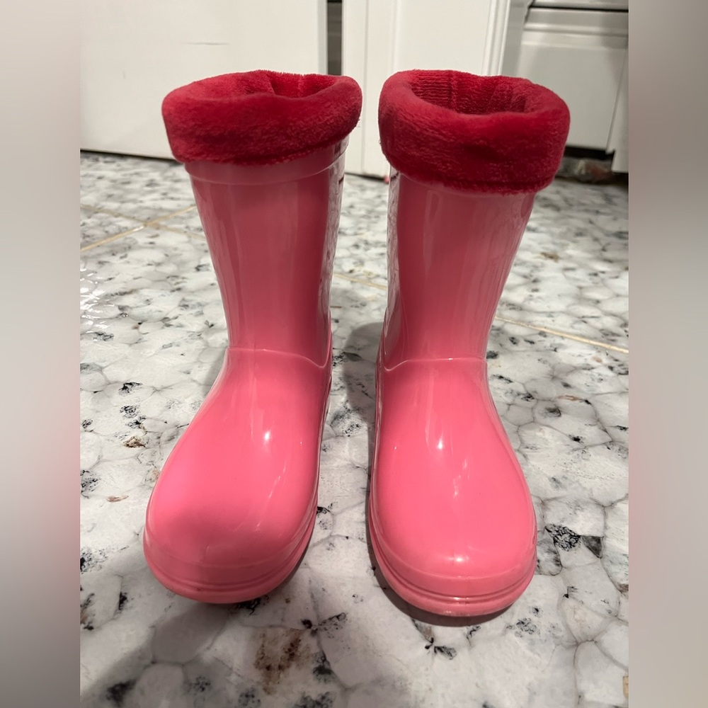 Pink Rain Boots